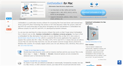 Desktop Screenshot of getdatabackmac.com